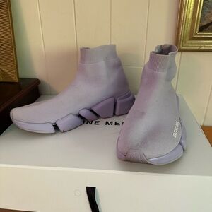 Balenciaga Light Purple Sock Sneakers